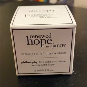 Philosophy renewed hope in a jar eye, get it now!